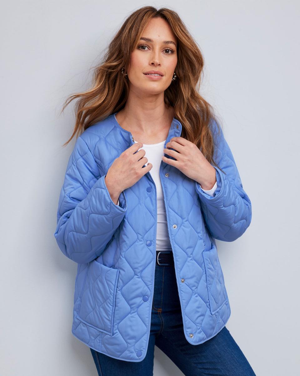 Coats & Jackets Cotton Traders In-The-Clouds Quilted Jacket China Blue Classic Women - 3