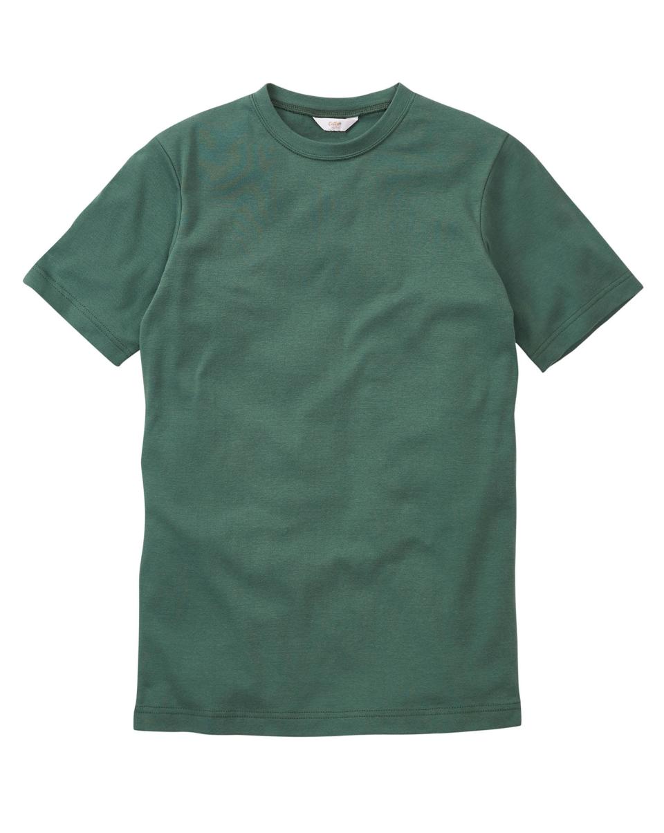 Versatile Women Tops & T-Shirts Cotton Traders Short Sleeve Crew Neck Base Layer Top - 3