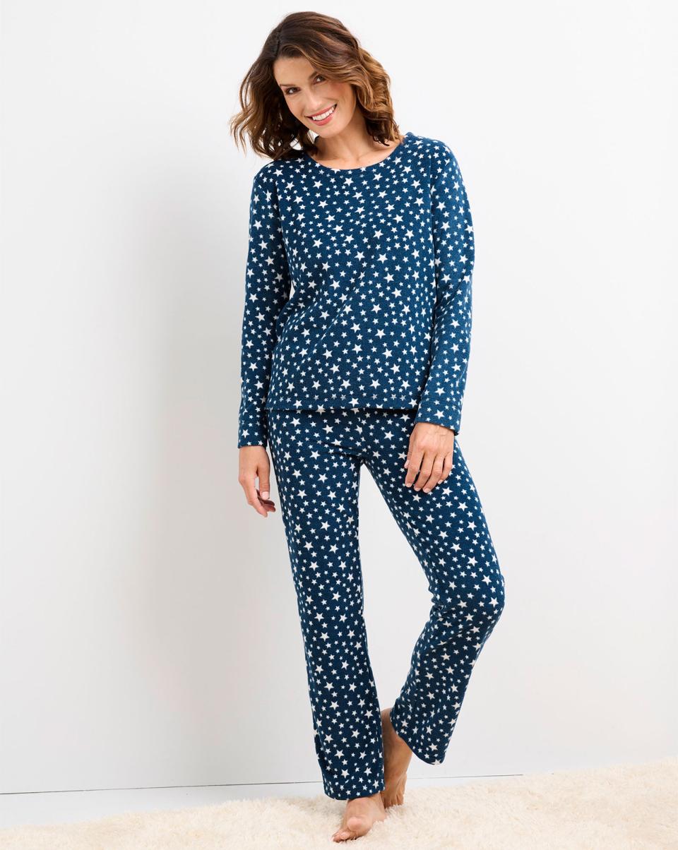 Fleece Pyjama Set Cotton Traders Women State-Of-The-Art Fleece