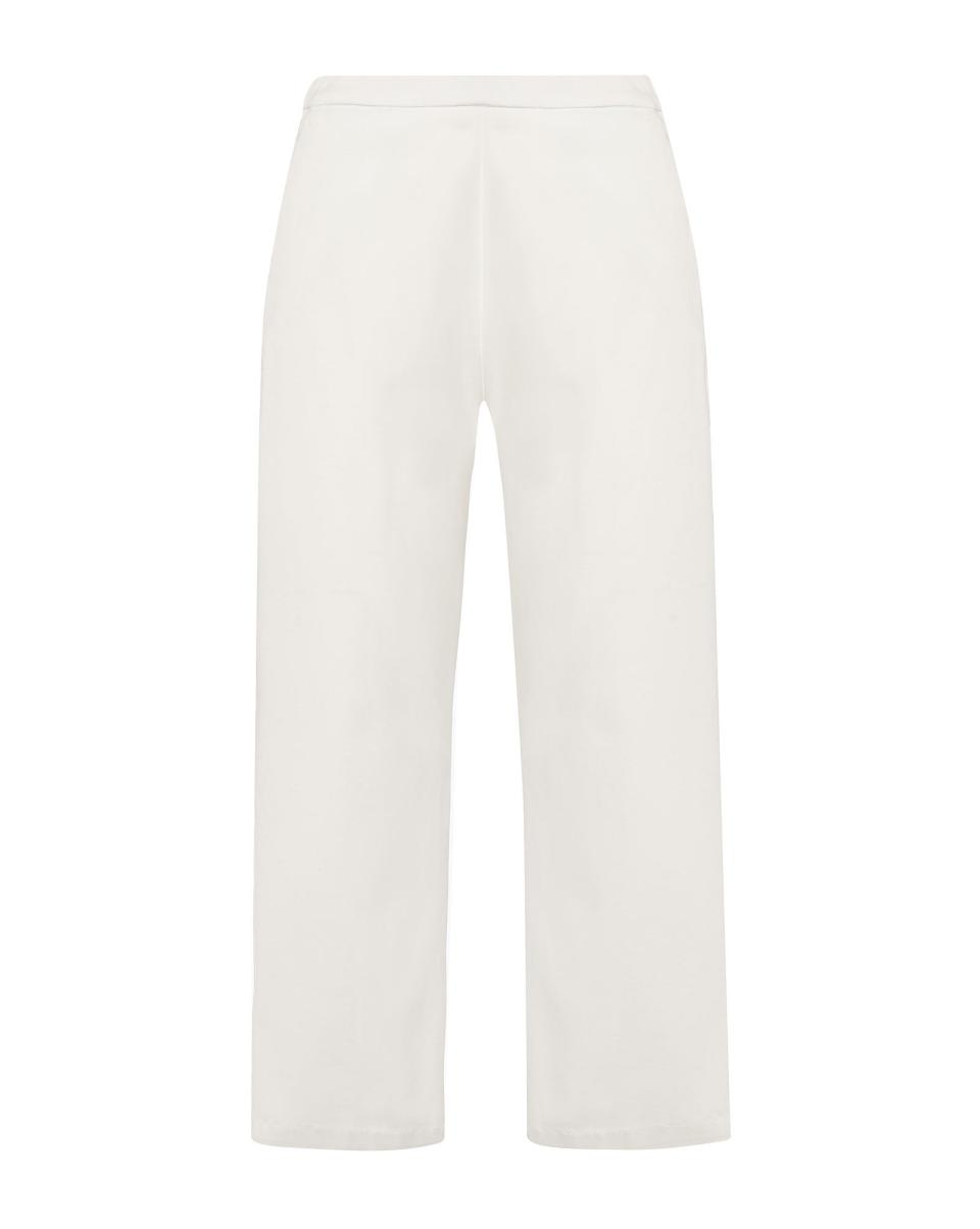 Perfect Stretch Crop Trousers Trusted Women White Trousers Cotton Traders - 1