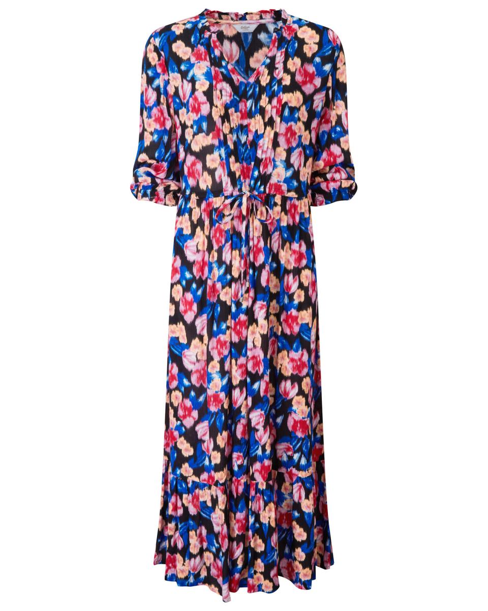 Women Dresses Personalized Floral Crinkle Maxi Dress Cotton Traders - 3