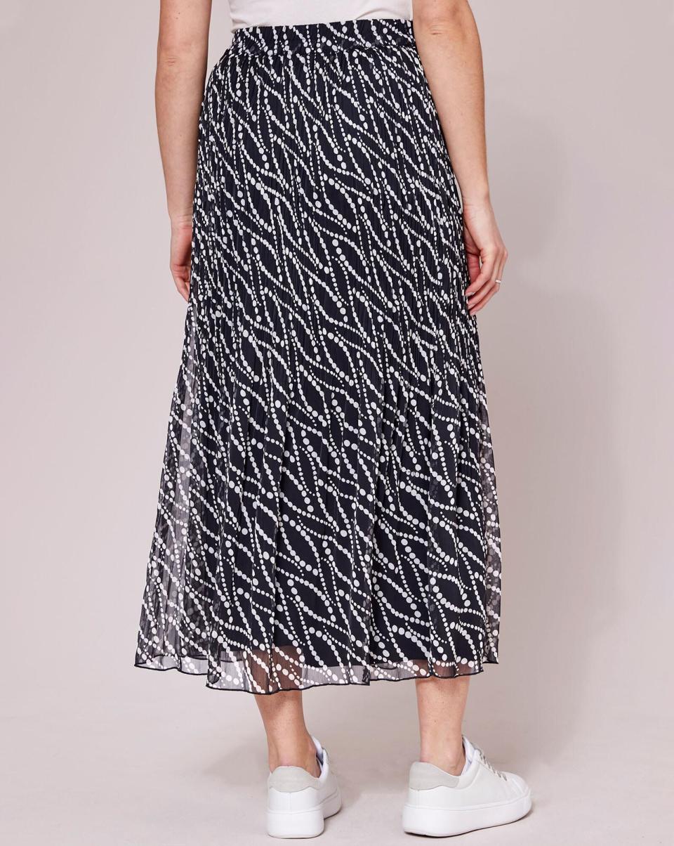 Cotton Traders Crinkle Chiffon Print Maxi Skirt Women Skirts Cheap Dark Jade - 4