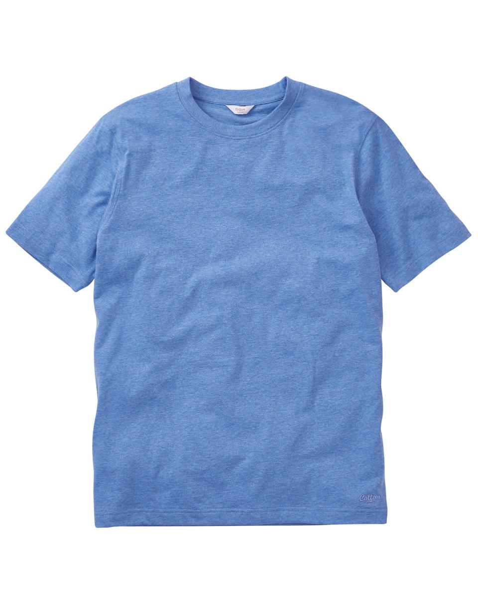 Sale Sports & Leisure Women Short Sleeve Marl T-Shirt Cotton Traders - 2