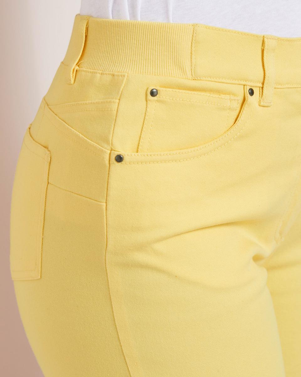 Soft Lemon Magic Comfort Shorts Cotton Traders Wholesome Shorts Women - 3
