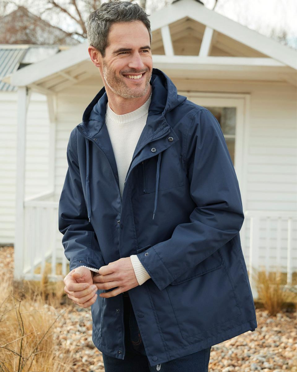 Men Cotton Traders Coats & Jackets Reliable Lightweight Waterproof Jacket
