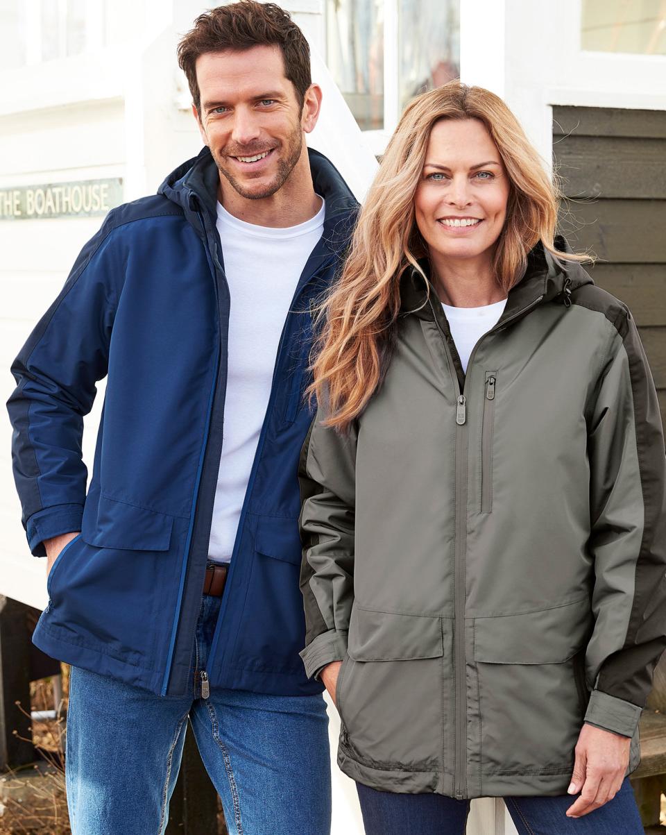 Men Simple Hillside Waterproof Jacket Coats & Jackets Cotton Traders - 1