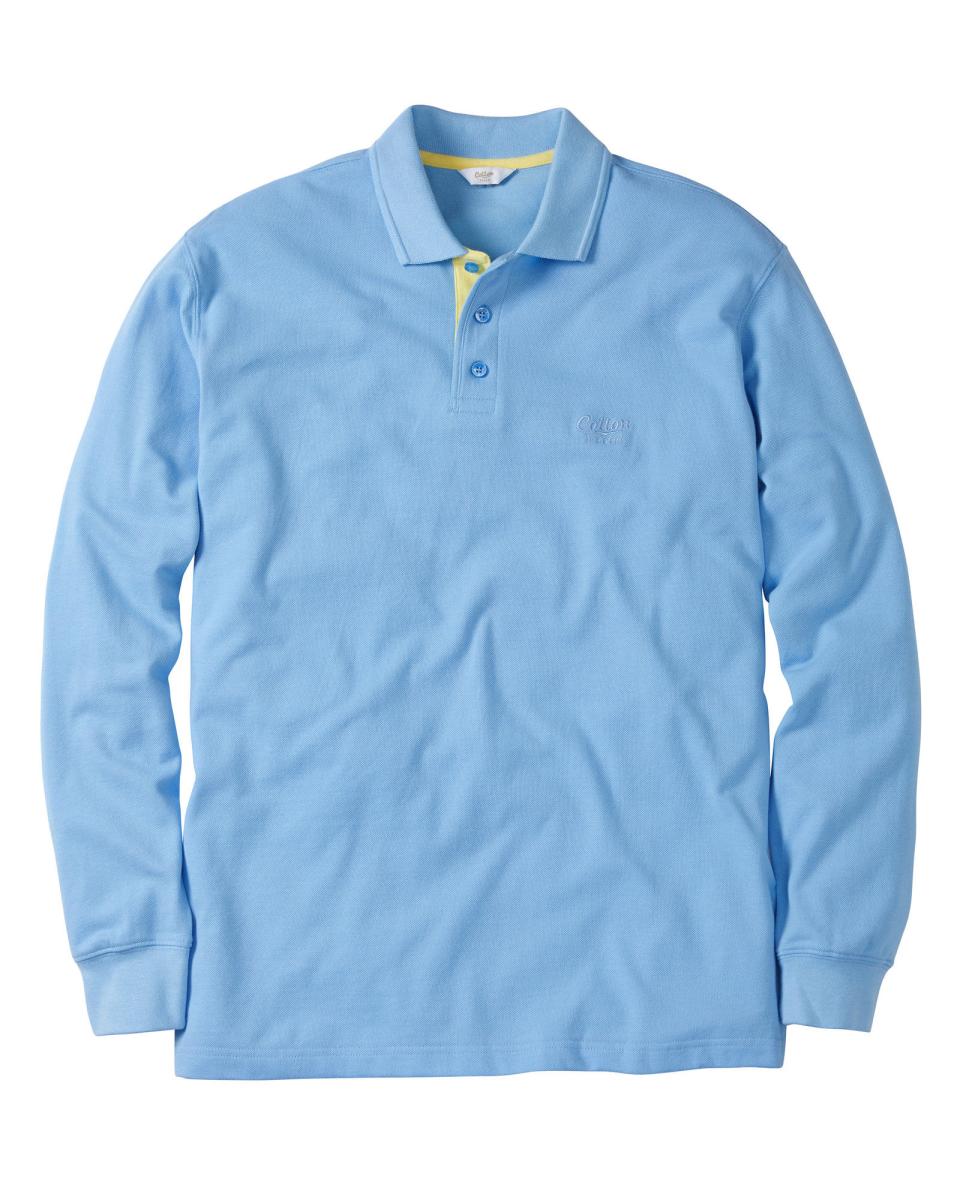Long Sleeve Polo Shirt Tops & T-Shirts Cotton Traders Giveaway Men - 4