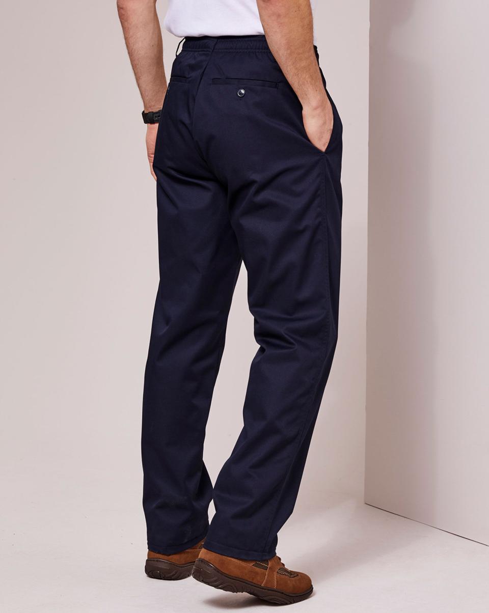 Cotton Traders Trousers Thermal Leisure Trousers Navy Professional Men - 1