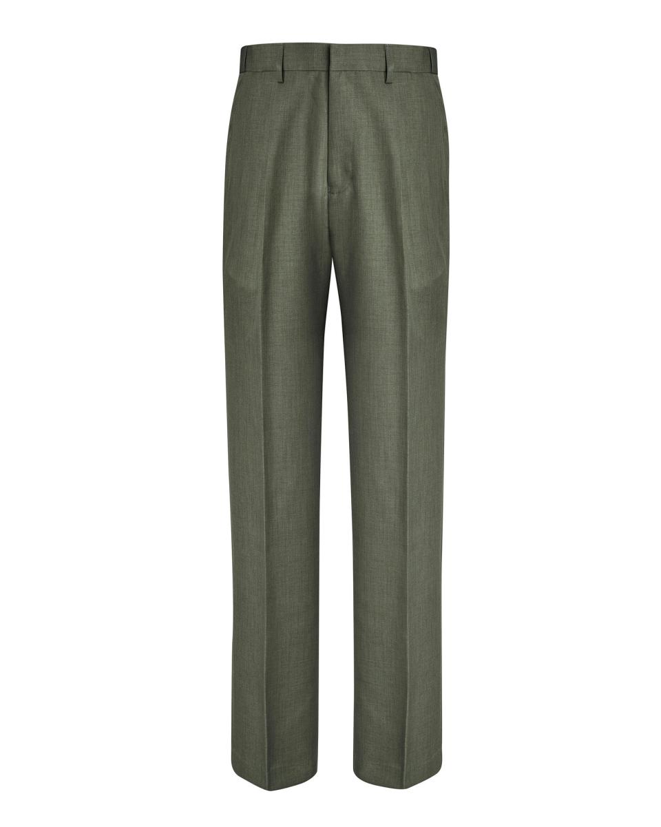 Pleat Front Supreme Trousers Trousers Dark Olive Relaxing Cotton Traders Men - 2