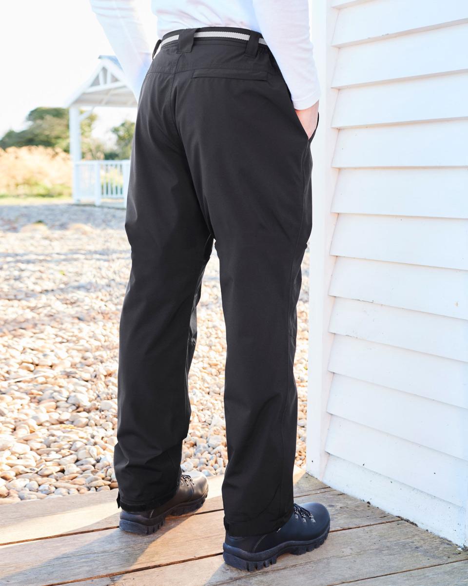 Men Waterproof Fleece-Lined Trousers Cotton Traders Cashback Trousers - 1