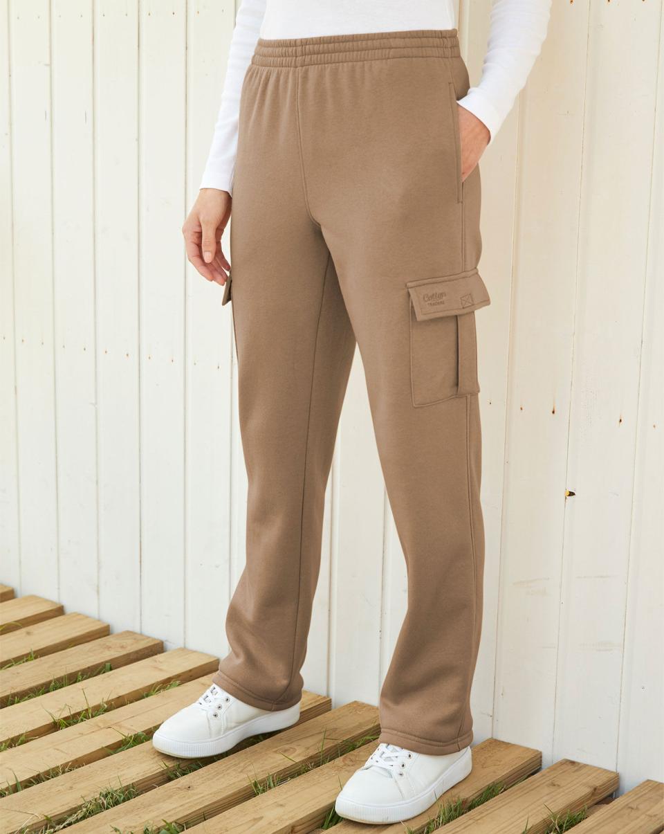 Men Trousers Clearance Cotton Traders Cargo Jog Pants - 2