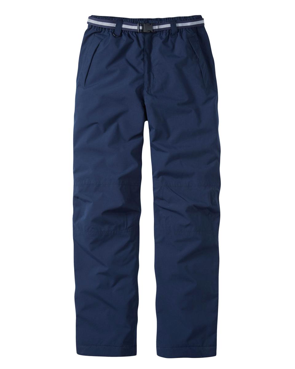 Trousers Secure Men Waterproof Fleece Lined Trousers Cotton Traders - 2