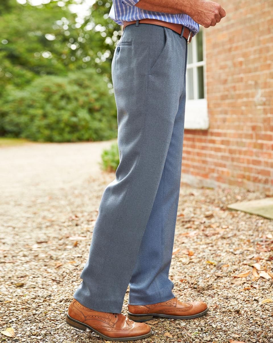 Biscuit Birdseye Trousers Men Trousers Reliable Cotton Traders - 4