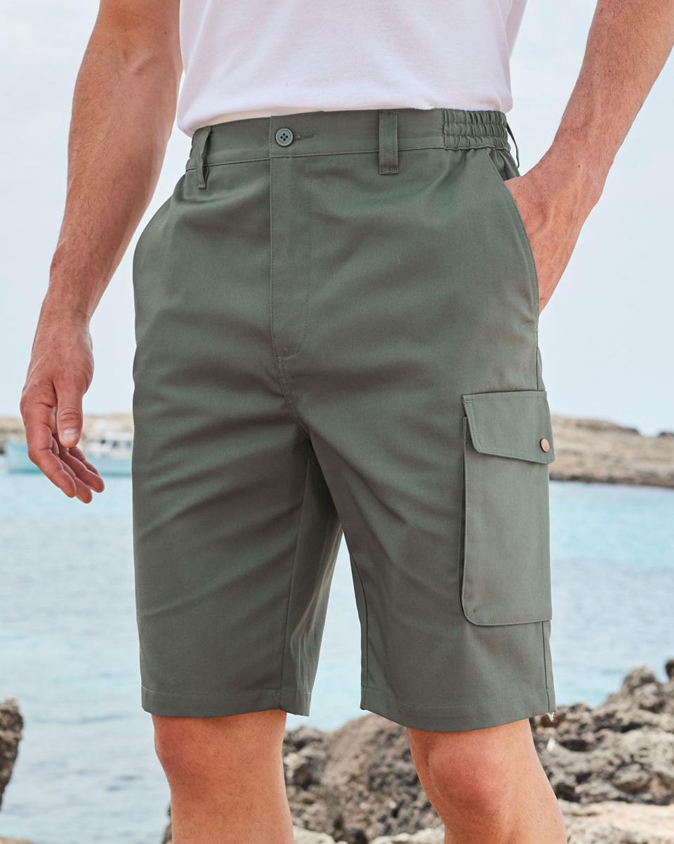 Cotton Traders Vintage Green Quality Wanderer Shorts Men Shorts - 1