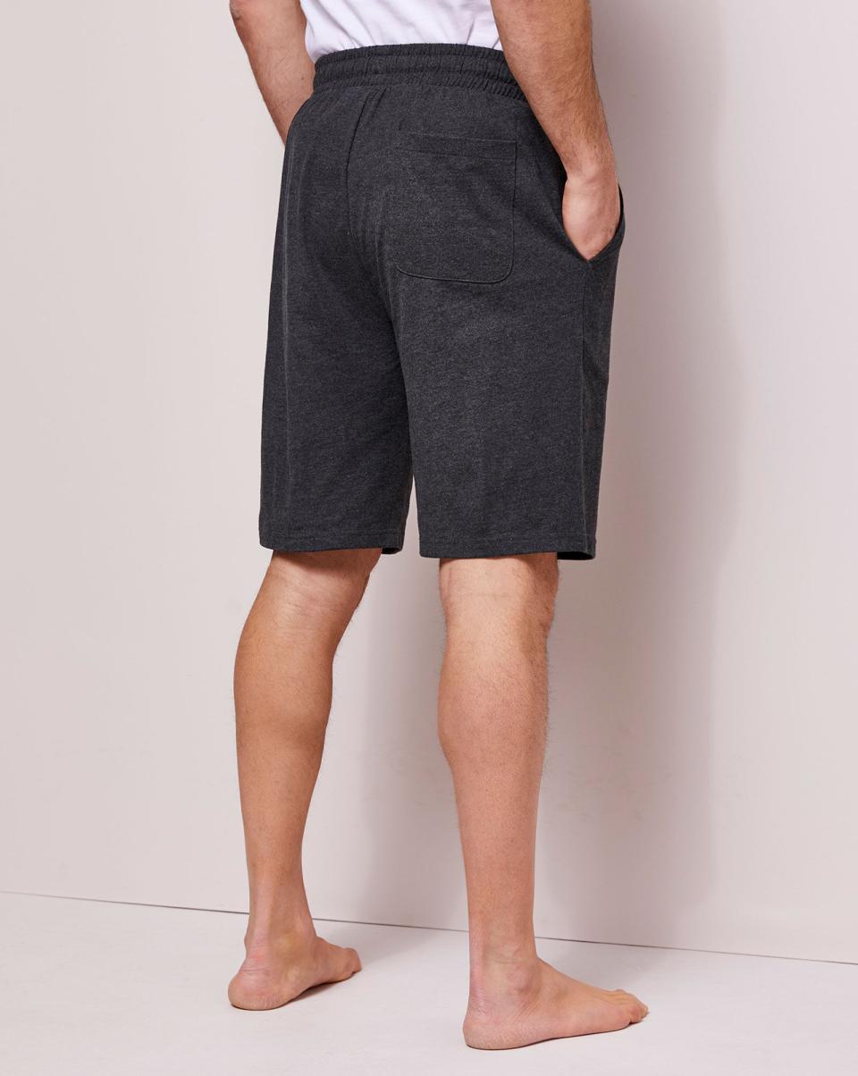 Men 2 Pack Loungewear Shorts Cotton Traders Loungewear Black Trusted - 2