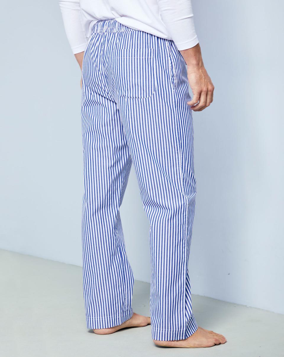 Woven Loungewear Trousers Men Perfect Cotton Traders Loungewear Stripe - 2