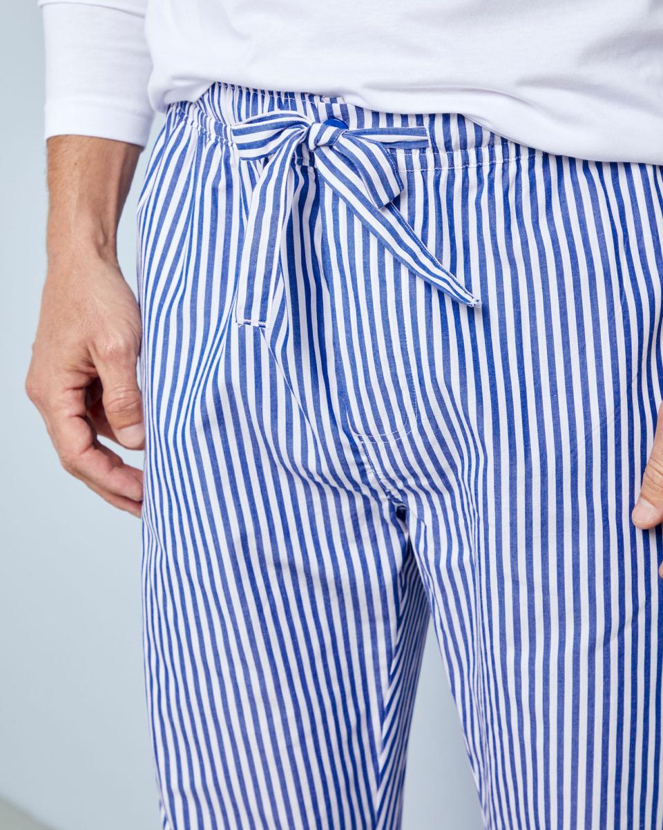 Woven Loungewear Trousers Men Perfect Cotton Traders Loungewear Stripe - 3