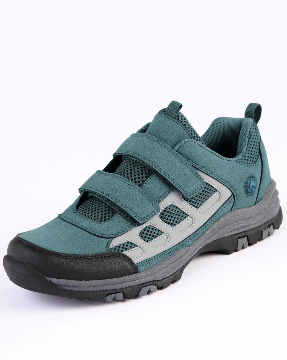 Shoes Women Storm Grey Explorer Adjustable Walking Shoes Cotton Traders Now - 3