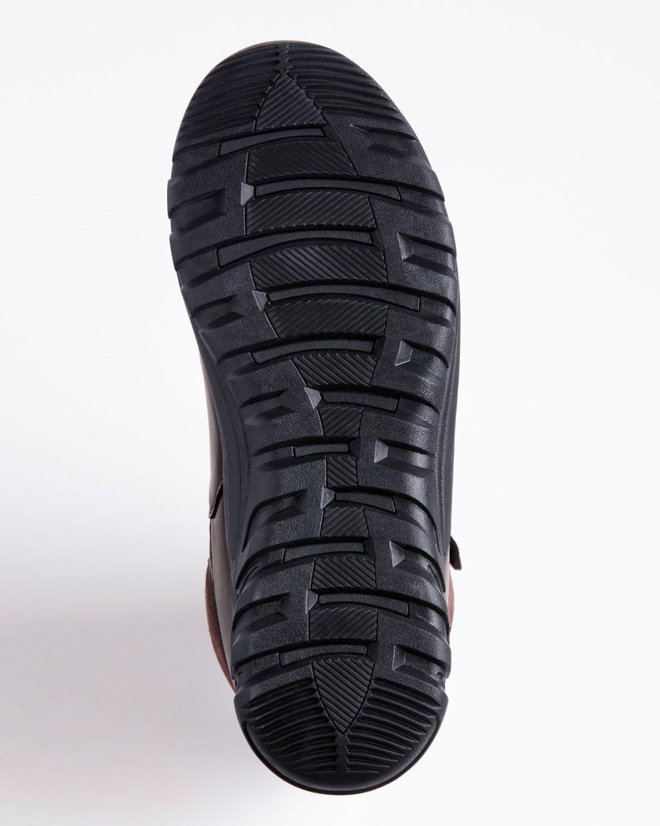 Waterproof Adjustable Walking Boots Brown Women Safe Walking Shoes Cotton Traders - 1