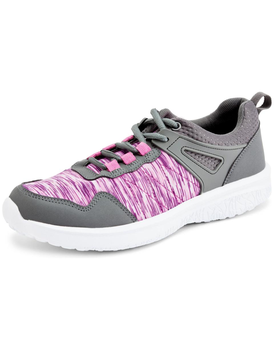 Trainers Women Intuitive Lightweight Memory Foam Lace-Up Trainers Cotton Traders - 2