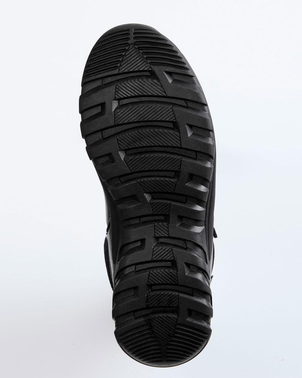 Black Men Boots Long-Lasting Cotton Traders Waterproof Adjustable Walking Boots - 1