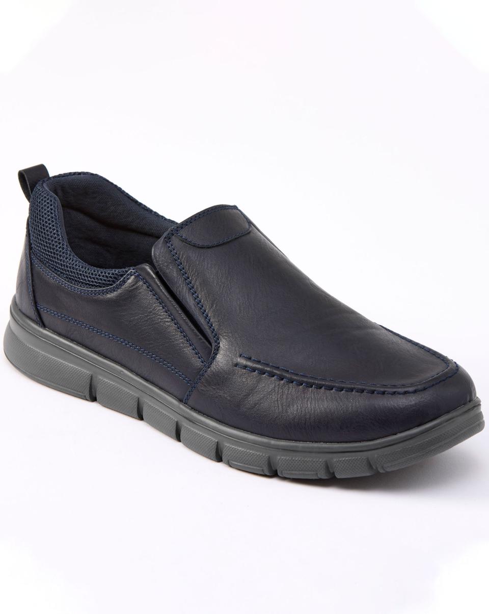 2024 Shoes Black Men Lightweight Slip-On Shoes Cotton Traders - 3