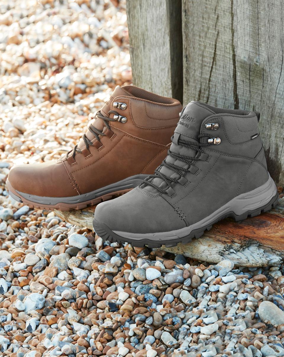 Hydroguard® Walking Boots Men Cotton Traders Tan Bargain Walking Shoes - 2