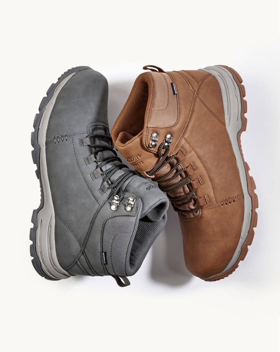 Hydroguard® Walking Boots Men Cotton Traders Tan Bargain Walking Shoes - 4