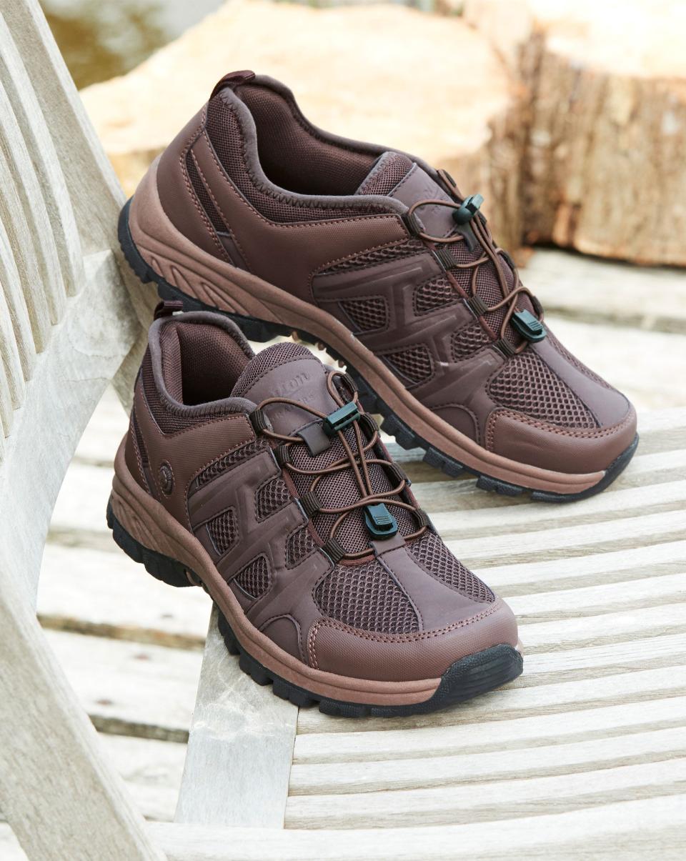 Walking Shoes Made-To-Order Men Air-Tech Toggle Walking Shoes Cotton Traders - 1