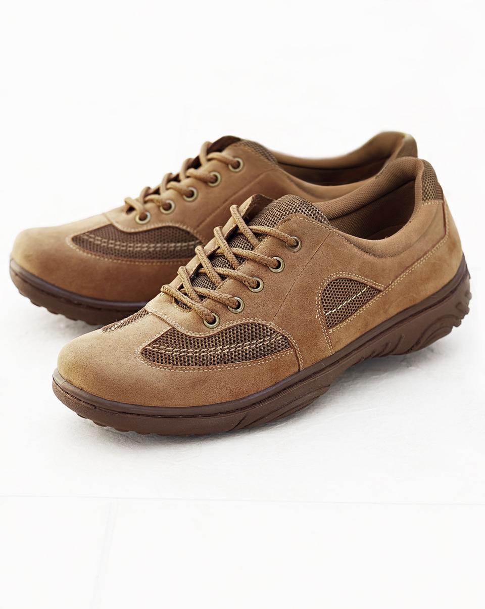 Sand Affordable Walking Shoes Cotton Traders Men Lace Up Travel Shoes