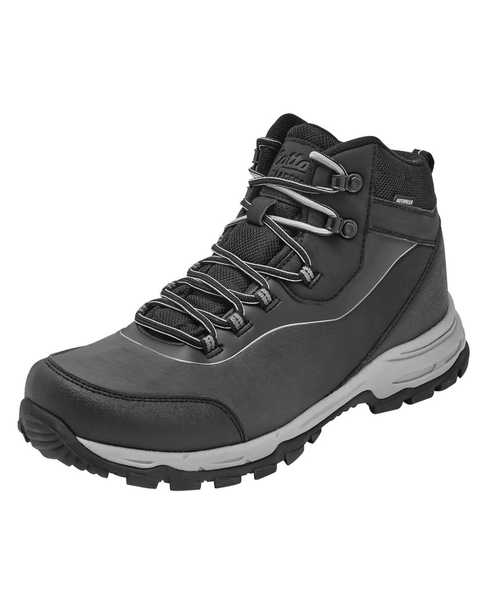 Black Men Extend Adventurer Waterproof Walking Boots Boots Cotton Traders - 3