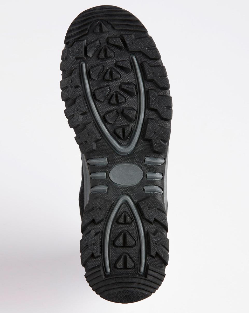 Men Grey Cotton Traders Reliable Walking Shoes Air-Tech Stitch Detail Walking Shoes - 2
