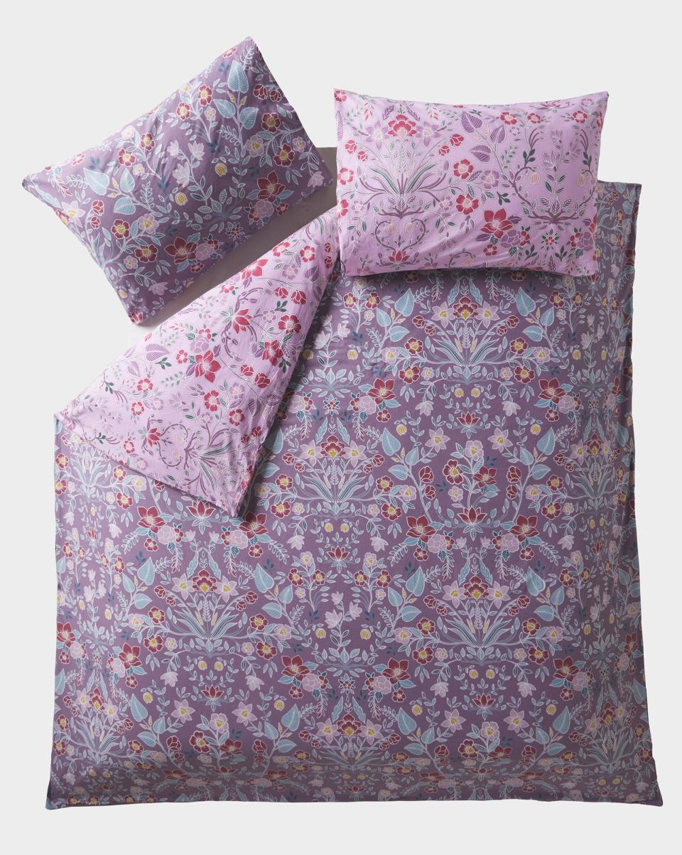Home Convenient Cotton Traders Purple Duvet Covers Ashcombe Cotton Duvet Set - 4