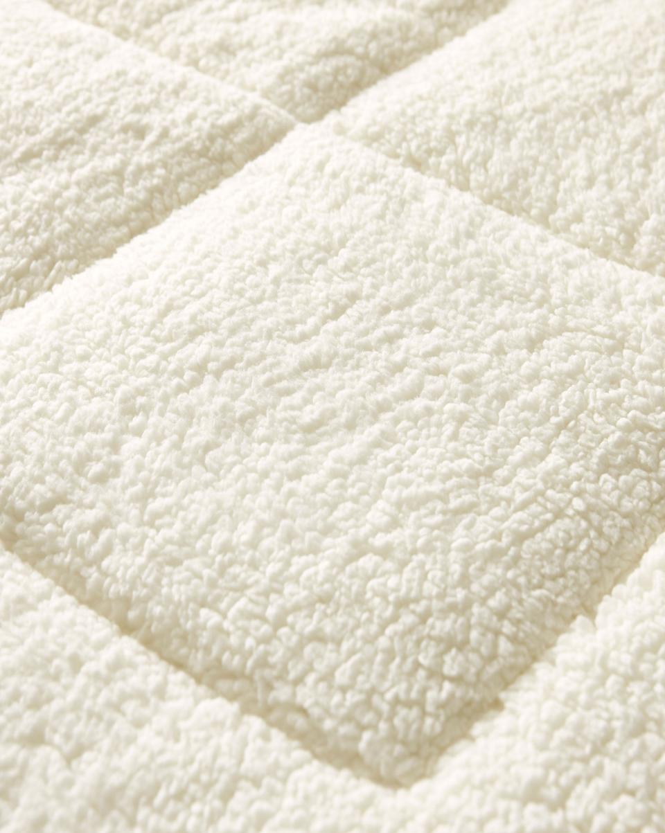 Natural Fleece Mattress Topper Cotton Traders User-Friendly Duvets Pillows & Protectors Home - 2