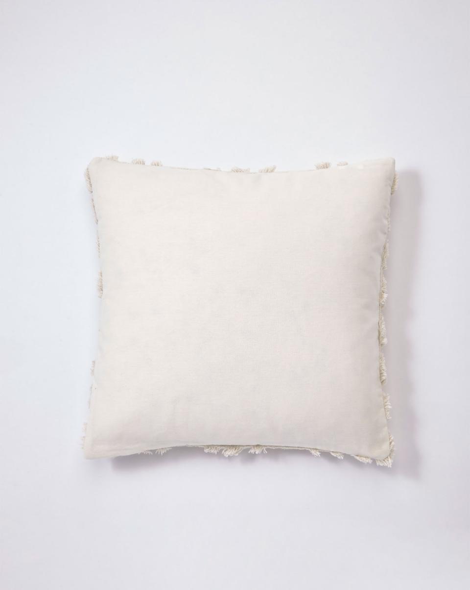 Taupe Cotton Traders Home Textured Cushion Comfortable Cushions - 2