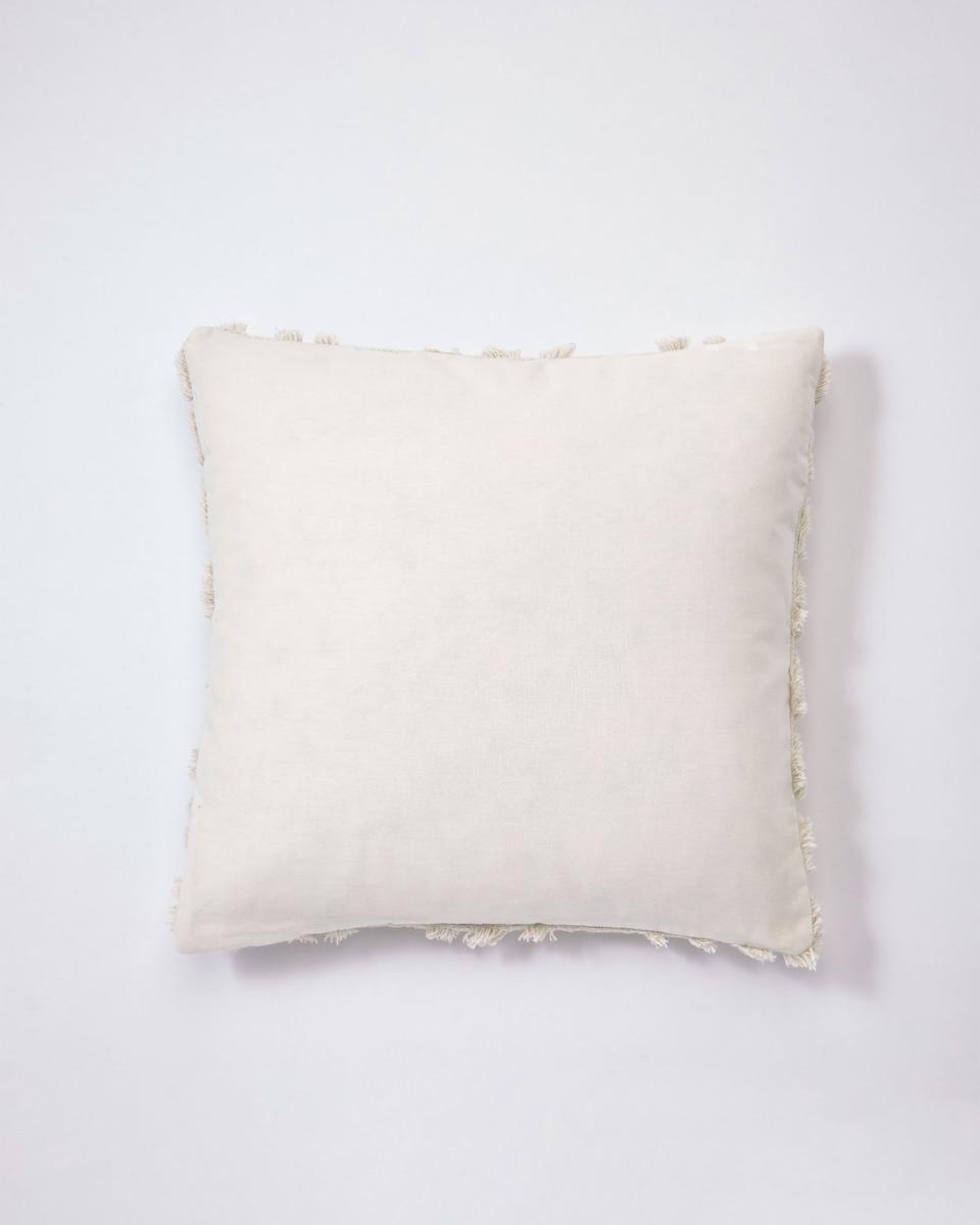 Textured Cushion Cream Cotton Traders Home Soft Furnishings Money-Saving - 2