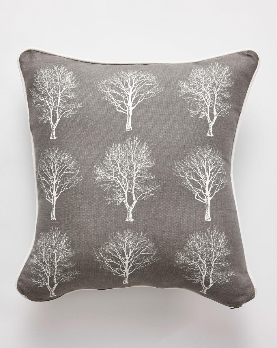 Soft Furnishings Home Navy Exceptional Woodland Cushion Cotton Traders - 2