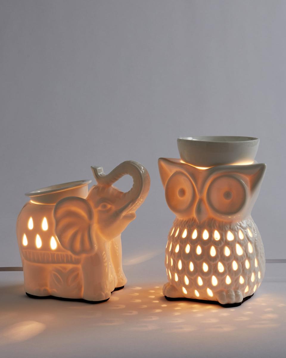 Home Décor Home Owl Animal Aroma Lamp Cotton Traders Robust - 1