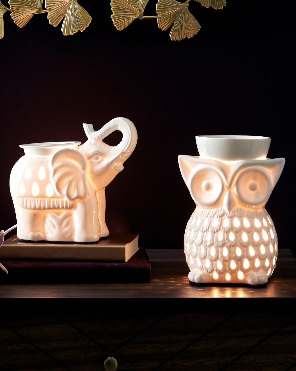 Home Décor Home Owl Animal Aroma Lamp Cotton Traders Robust