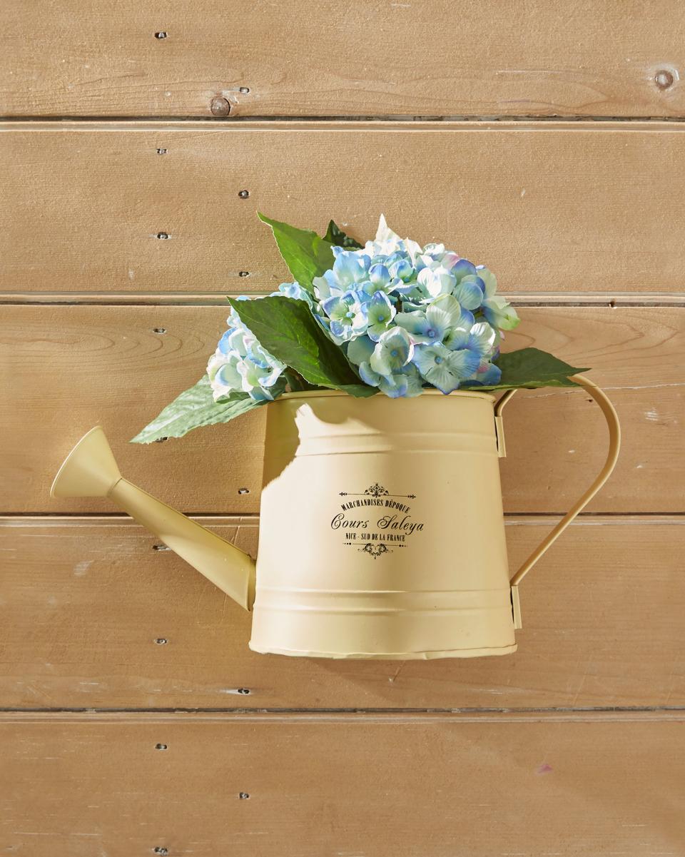 Vintage Half Wall Watering Can Planter Accessories Cream Home Precision Cotton Traders - 3
