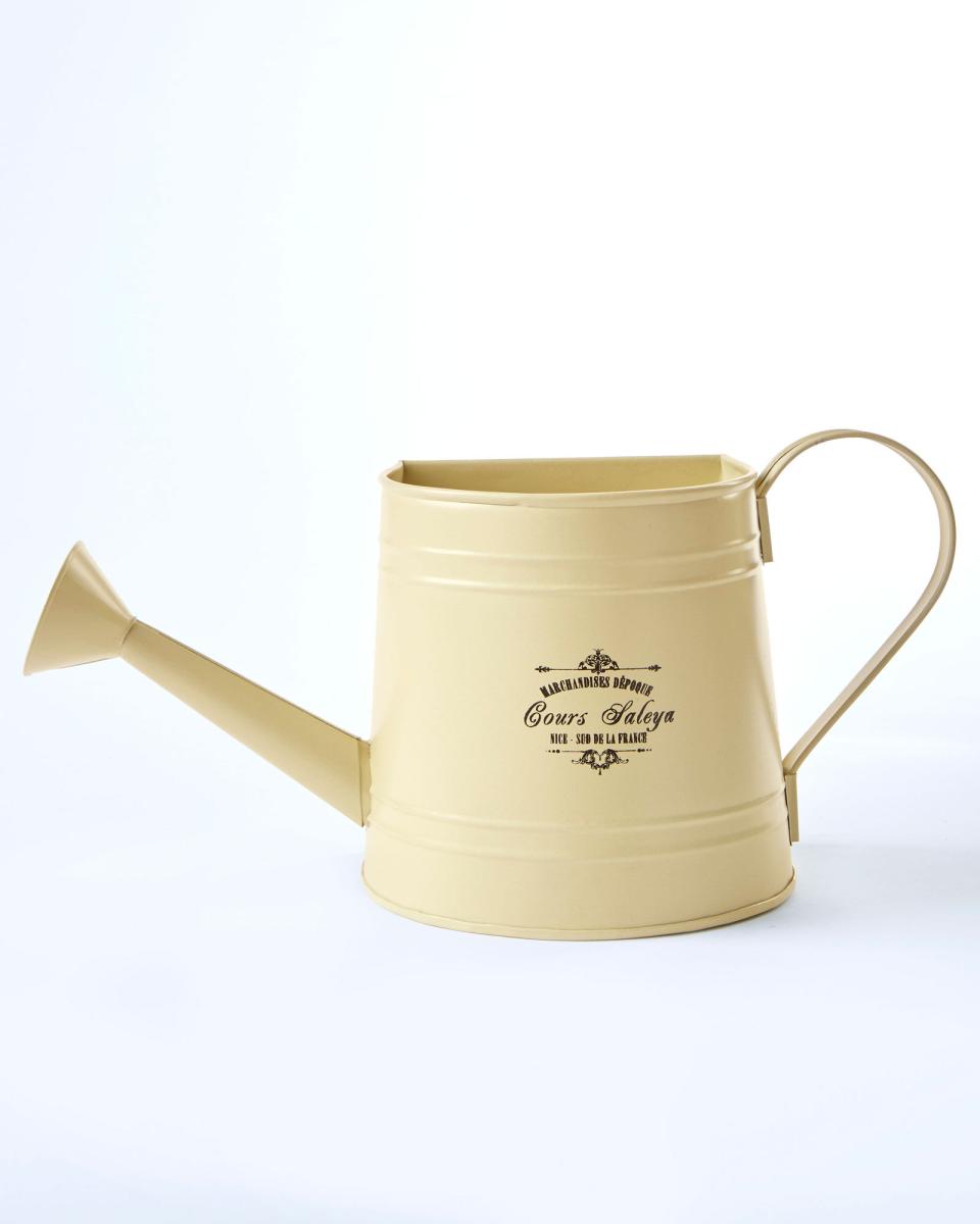 Vintage Half Wall Watering Can Planter Accessories Cream Home Precision Cotton Traders - 4