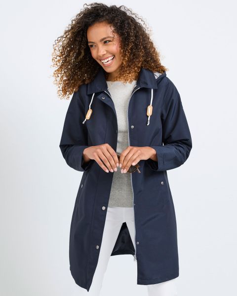 All-Weather Jacket Coats & Jackets Unique Cotton Traders Women Navy