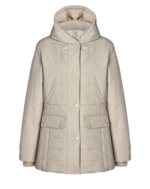 Cost-Effective Stylish Short Padded Hooded Coat Coats & Jackets Cotton Traders Women Light Sand