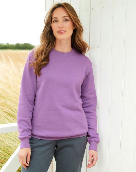 Cotton Traders Crew Neck Sweatshirt Guaranteed Women Tops & T-Shirts