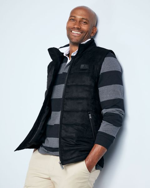 Black Men Guinness™ Gilet Cotton Traders State-Of-The-Art Coats & Jackets