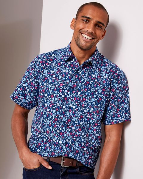 Shirts Signature Short Sleeve Soft Touch Shirt Cotton Traders Multi Men Markdown