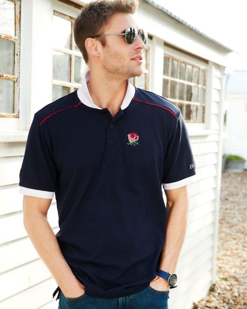 Cotton Traders Men Bargain Short Sleeve England Classic Polo Shirt Tops & T-Shirts