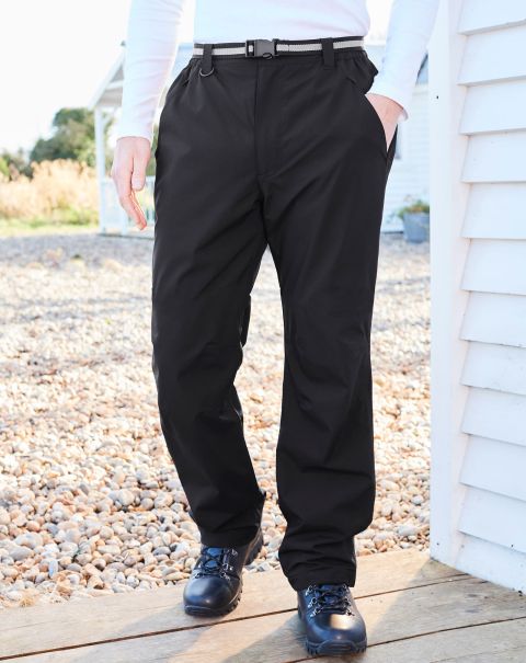 Men Waterproof Fleece-Lined Trousers Cotton Traders Cashback Trousers