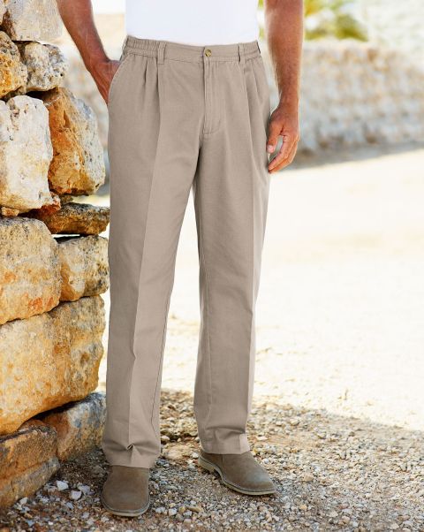 Cotton Traders Maximize Elasticated Waist Trousers Trousers Men