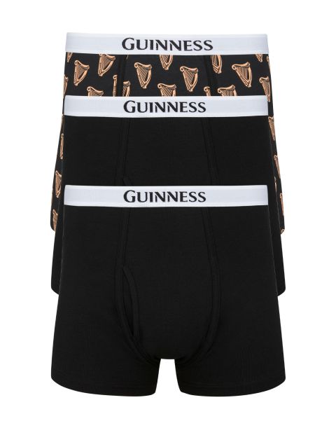 Deal Cotton Traders Underwear Men 3 Pack Guinness™ Trunks Multi